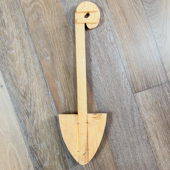 Vintage Folk Art Primitive Style Handpainted Wooden Santa Wall Decor-30.5”H - Picture 4 of 7